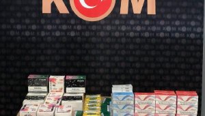 Polisten kaçak sigara tütünü operasyonu