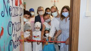 Tedavi gören çocukların 'Oyun Odası' hayali gerçekleşti