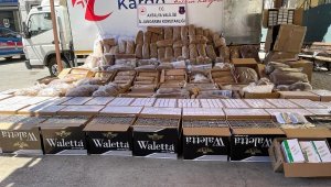 Kargoyla tütün sevkiyatı jandarmaya takıldı