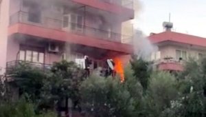 Balkonda çıkan yangın söndürüldü
