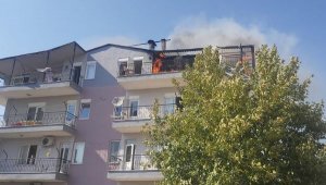 Döşemealtı'nda ev yangını