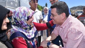 Tütüncü, Kepezli hemşehrilerini Korkuteli'de ziyaret etti
