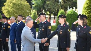Vali Yazıcı, Rütbe Terfi Töreni'ne katıldı