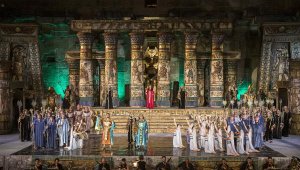 Aspendos'ta 'AIDA' büyüsü