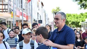 Başkan Esen'den etüt merkezine ziyaret