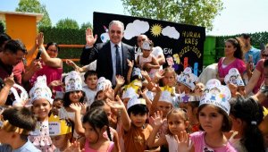 Konyaaltı'nda 4'ncü kreş Hurma'da açıldı
