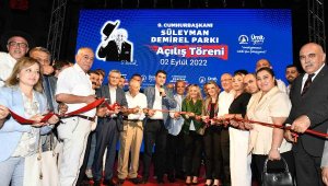 Süleyman Demirel Parkı açıldı
