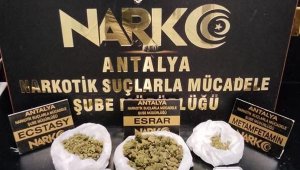 Antalya Emniyeti'nden başarılı uyuşturucu operasyonları