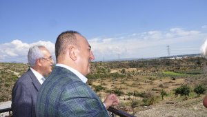 Çavuşoğlu'ndan Manavgat yangınında en çok zarar gören mahalleye ziyaret