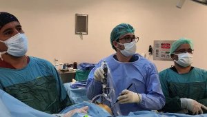 Kaş Devlet Hastanesi'nde artroskopi ameliyatı