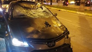 Otomobilin çarptığı skuterdeki 2 liseli öldü