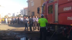 Serik'te tek katlı ev yangında küle döndü
