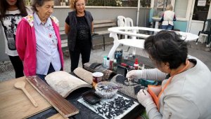 Atık malzemeler sanat eserine dönüştürülüyor