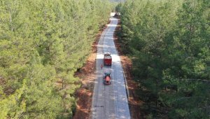 Gökçeyazı'da asfaltlama çalışması