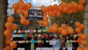 Korkuteli'nde 'Kadına yönelik şiddet'e yönelik farkındalık etkinliği