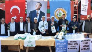 Kumluca'da fidan dikim etkinliği