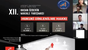 Makale yarışmasında ödüller dağıtıldı