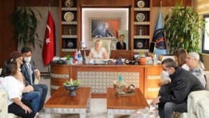 Rektör Özkan, organ nakli olan hastalarla görüştü