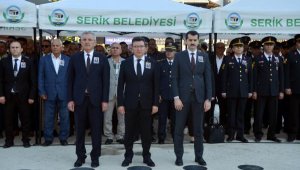 Serik'te Atatürk'ü Anma programı