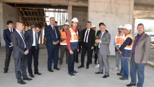 Vali Yazıcı, okul inşaatlarını denetledi