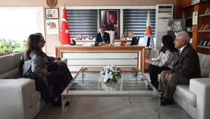 AKÜNSAT'tan Başkan Topaloğlu'na ziyaret