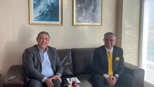 Başkan Topaloğlu, Karaer ile bir araya geldi