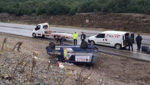 Çubukbeli'nde kaza: 1 ölü, 5 yaralı
