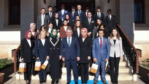 Hâkim ve Savcı adaylarından Vali Yazıcı'ya ziyaret