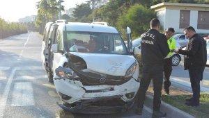 Manavgat'ta trafik kazası 1 yaralı