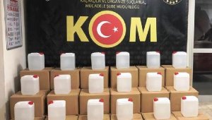 Polisten sahte alkol operasyonu
