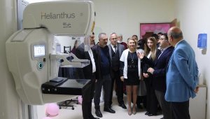 Devlet hastanesinde mamografi cihazı hizmete başladı