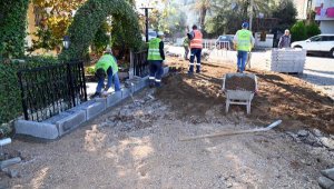 Manavgat Belediyesi'nden Side Mahallesi'ne kaldırım