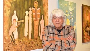 Ressam Timur'dan 'petroglif' sergisi