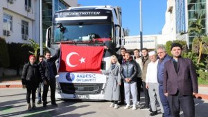 Akdeniz Üniversitesi'nden deprem bölgesine yardım TIR'ı