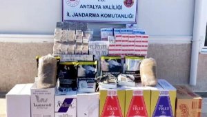 Jandarmadan kaçak tütün ve makaron baskını
