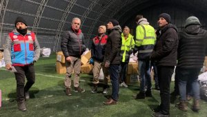 Yardımlar deprem bölgesine ulaştı