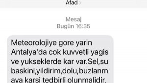 Antalya için 'turuncu kod' uyarısı