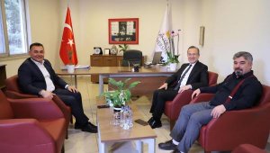 Başkan Yücel'den, Rektör Güner'e ziyaret
