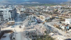 Dron görüntüleri, felaketin boyutunu gözler önüne serdi