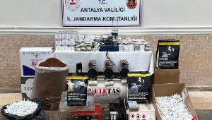 Jandarmadan kaçak tütün baskını