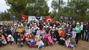 Korkuteli'de fidan dikimi