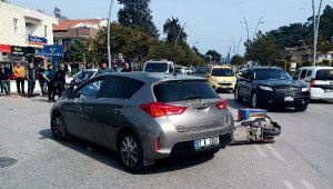 Motosikletli kuryenin hayatını kaybettiği kaza, kask kamerasında