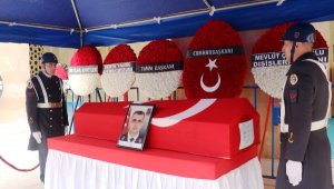 Şehit karakol komutanı, Antalya'da son yolculuğunu uğurlandı