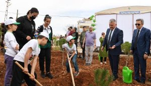 Vali Yazıcı, Deprem Şehitleri Ormanı'na fidan dikti