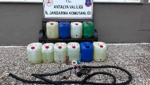 Akaryakıt hırsızları suçüstü yakalandı