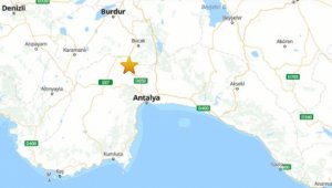 Antalya'da 4.1 büyüklüğünde deprem