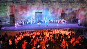 Aspendos'ta 23 Nisan Çocuk Şenliği