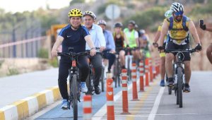 Kepez'den 30 kilometre bisiklet yolu