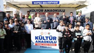 Vali Yazıcı, Kepez'de yapılacak anaokulunun temelini attı