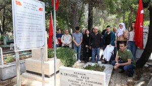 Yüzbaşı Aker mezarı başında anıldı